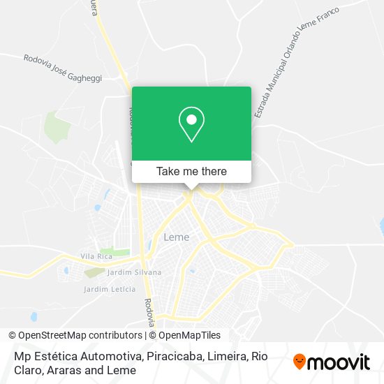 Mp Estética Automotiva map