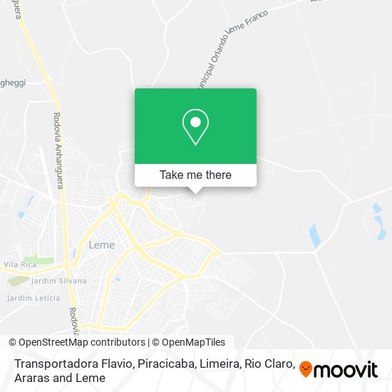 Mapa Transportadora Flavio