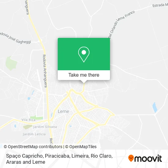 Spaço Capricho map