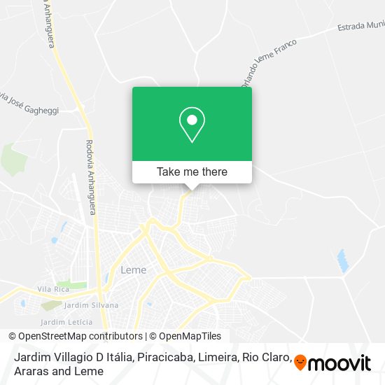 Jardim Villagio D Itália map