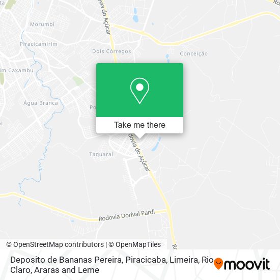 Deposito de Bananas Pereira map