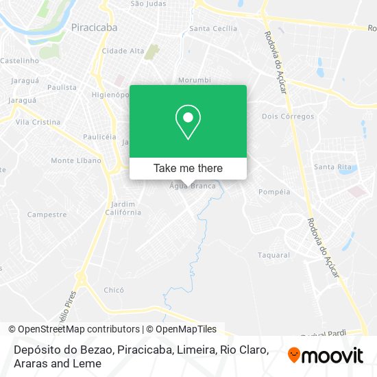 Depósito do Bezao map