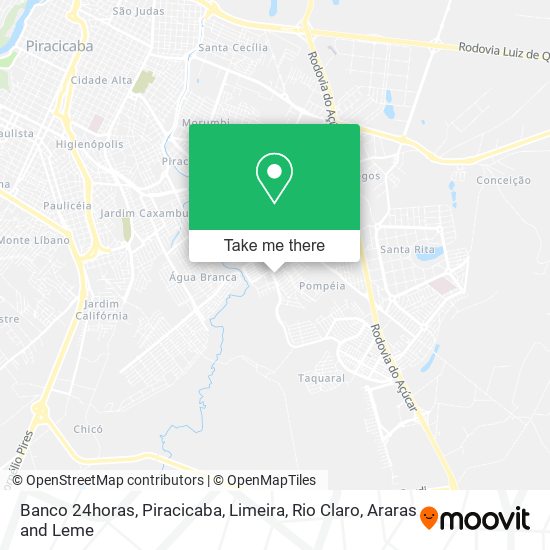 Banco 24horas map