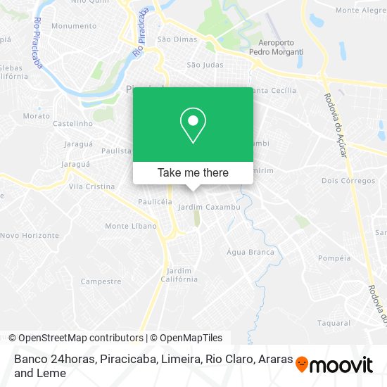 Banco 24horas map