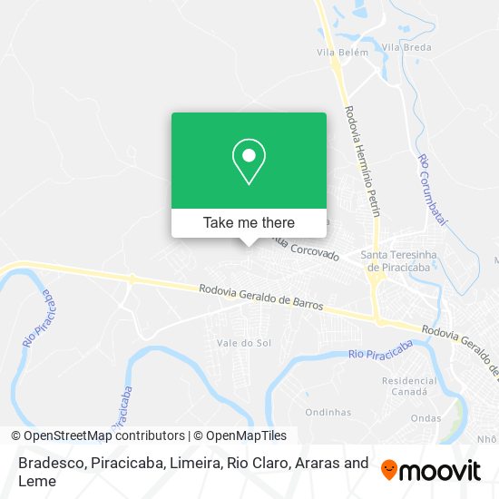 Bradesco map