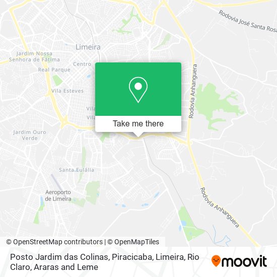 Posto Jardim das Colinas map