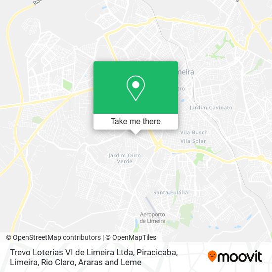 Trevo Loterias VI de Limeira Ltda map