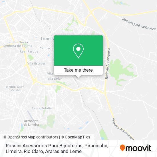 Rossini Acessórios Pará Bijouterias map