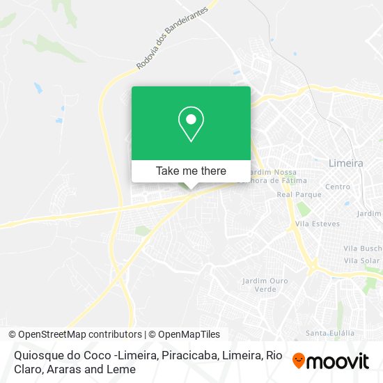 Quiosque do Coco -Limeira map