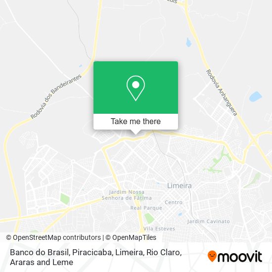 Banco do Brasil map