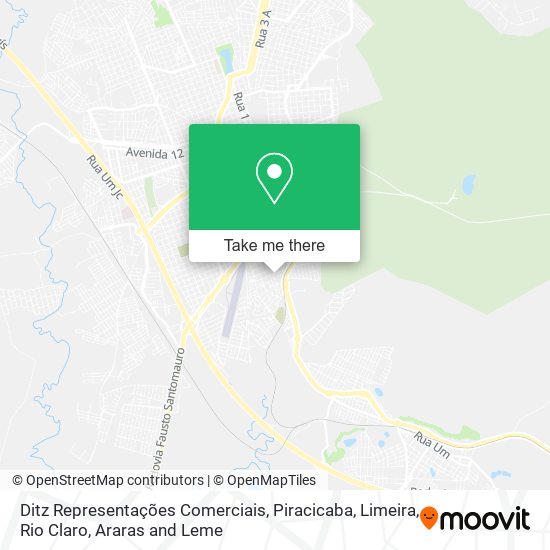 Ditz Representações Comerciais map