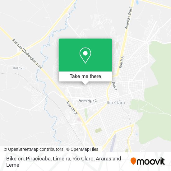 Bike on map