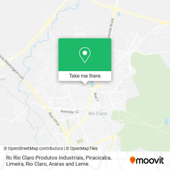 Rc Rio Claro Produtos Industriais map