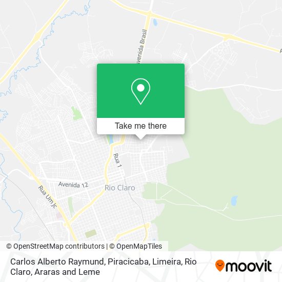 Carlos Alberto Raymund map