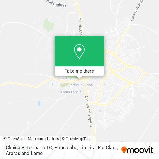 Clínica Veterinaria TO map