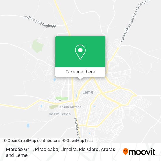 Mapa Marcão Grill