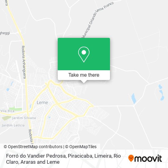 Forró do Vandier Pedrosa map