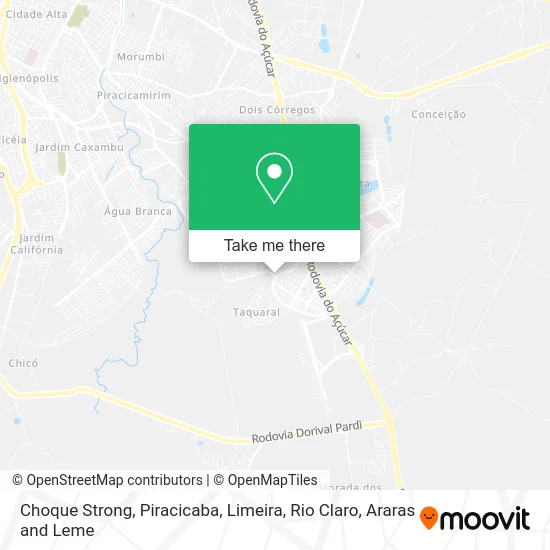 Choque Strong map
