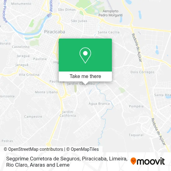Segprime Corretora de Seguros map