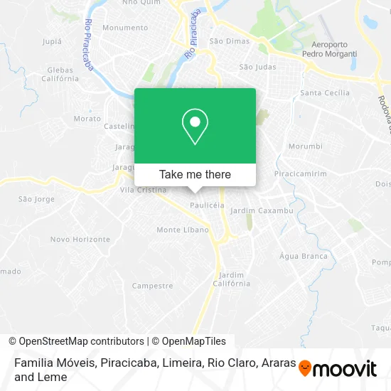 Familia Móveis map