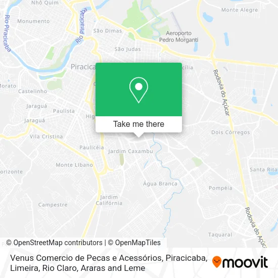 Venus Comercio de Pecas e Acessórios map