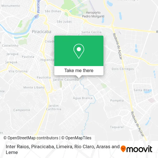 Inter Raios map