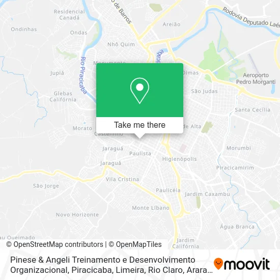 Pinese & Angeli Treinamento e Desenvolvimento Organizacional map