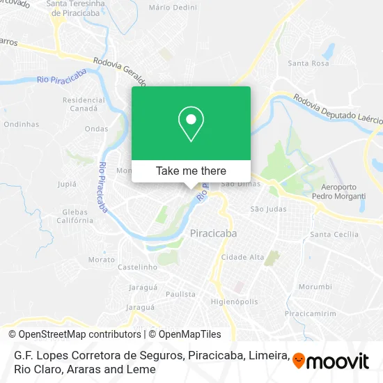 G.F. Lopes Corretora de Seguros map