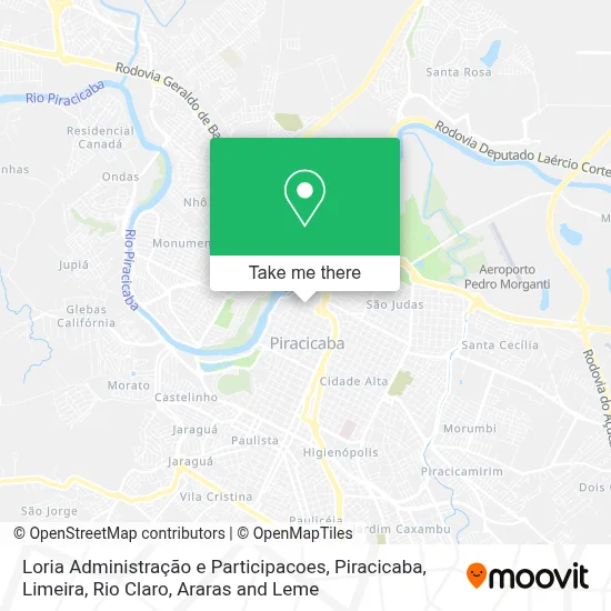 Loria Administração e Participacoes map