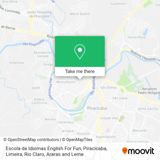 Escola de Idiomas English For Fun map