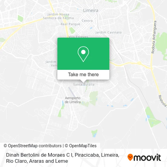 Dinah Bertolini de Moraes C I map