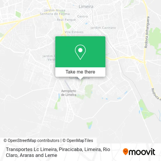 Transportes Lc Limeira map