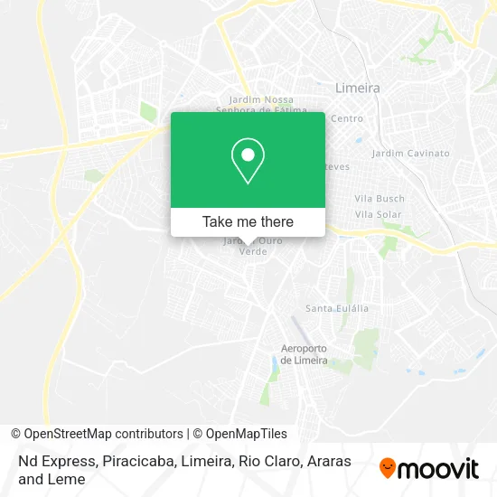 Nd Express map