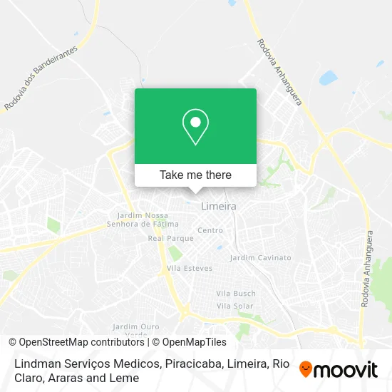 Lindman Serviços Medicos map