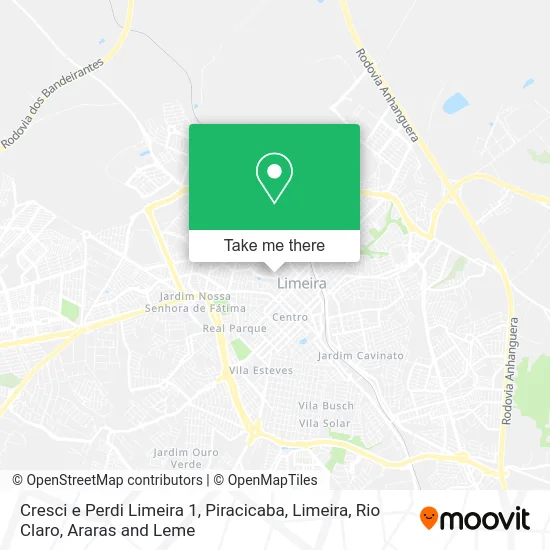 Cresci e Perdi Limeira 1 map