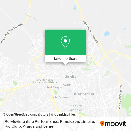 Rc Movimento e Performance map