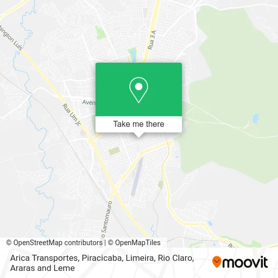 Arica Transportes map