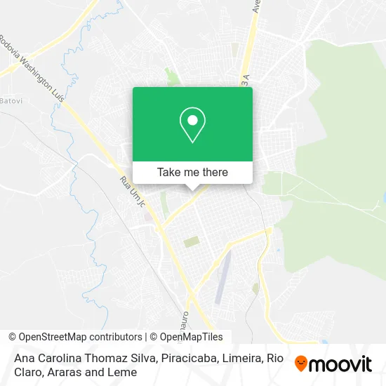Ana Carolina Thomaz Silva map