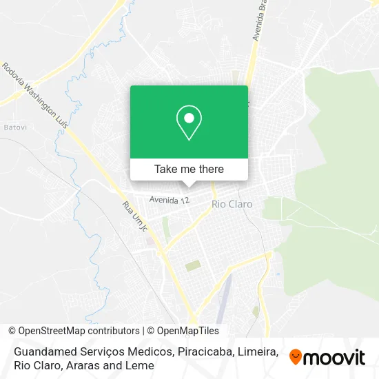 Guandamed Serviços Medicos map