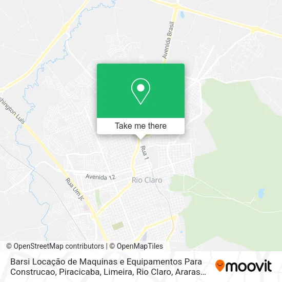 Barsi Locação de Maquinas e Equipamentos Para Construcao map