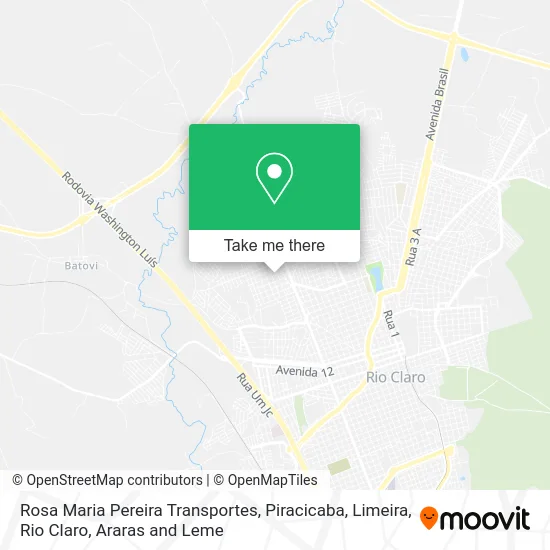 Rosa Maria Pereira Transportes map