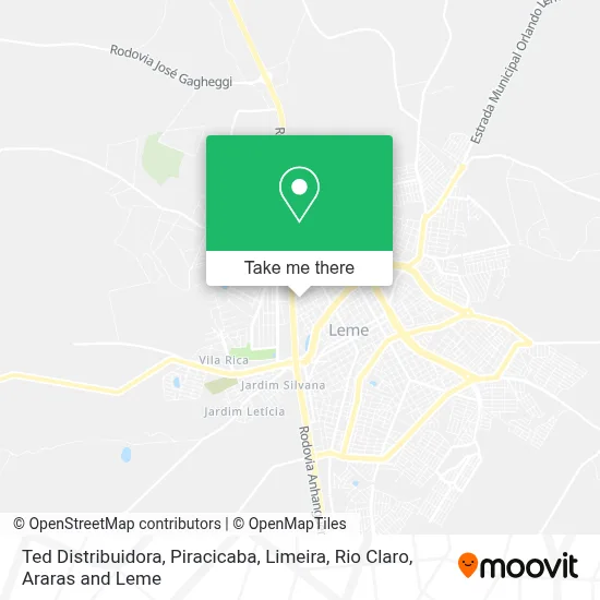 Ted Distribuidora map