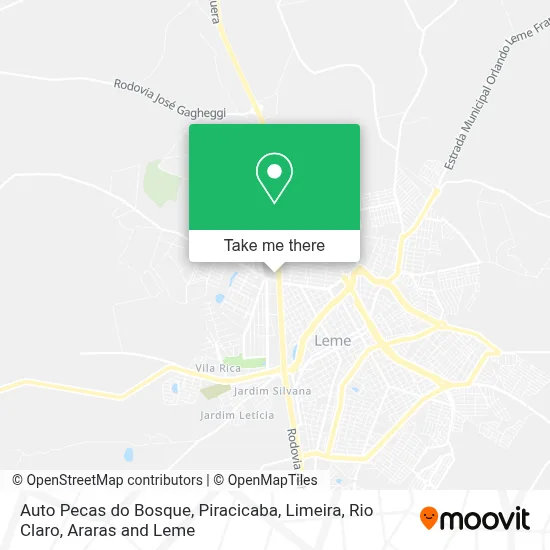 Auto Pecas do Bosque map
