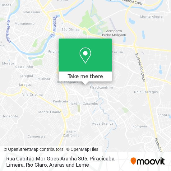 Rua Capitão Mor Góes Aranha 305 map