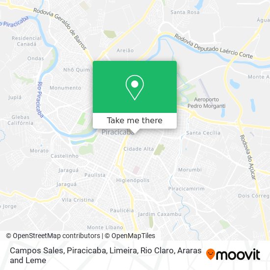 Mapa Campos Sales