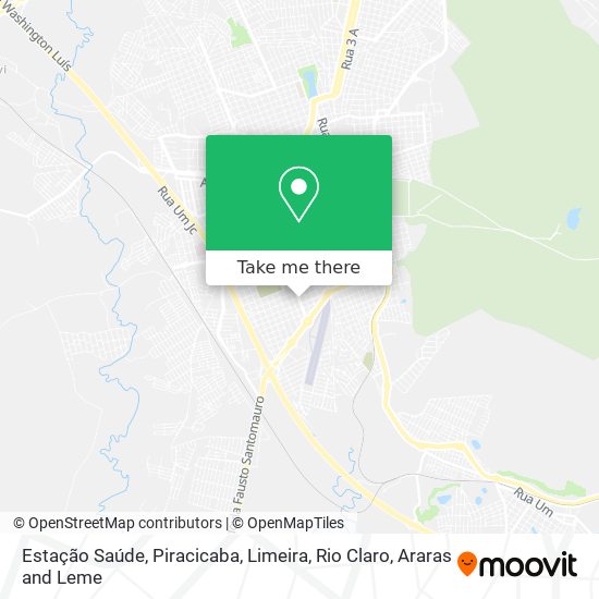 Estação Saúde map