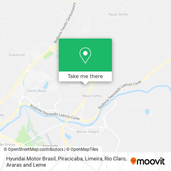 Hyundai Motor Brasil map