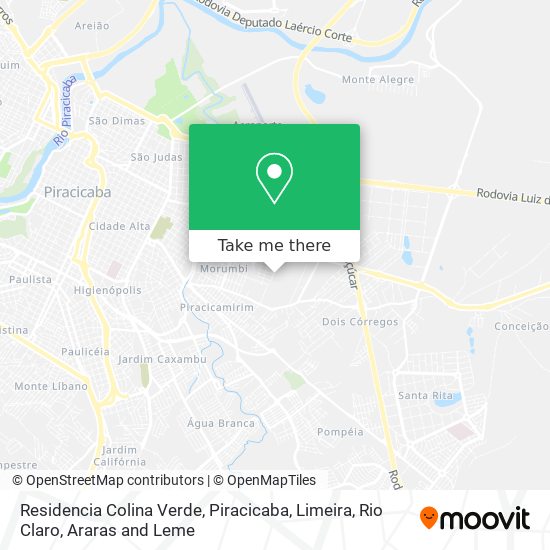 Residencia Colina Verde map