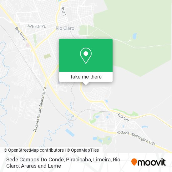 Sede Campos Do Conde map