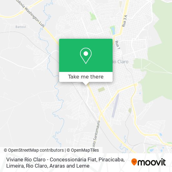 Viviane Rio Claro - Concessionária Fiat map